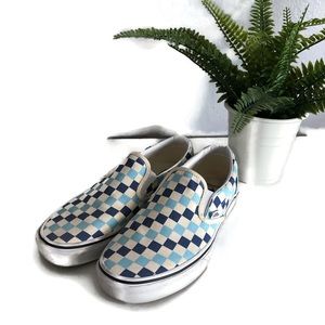 Vans classic checkerboard skate shoe womens size 10